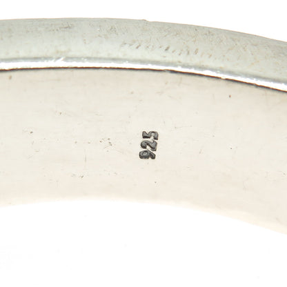 925 Sterling Silver Vintage Celtic Knot Wheat Link Solid 70.1g Bracelet 7.25"