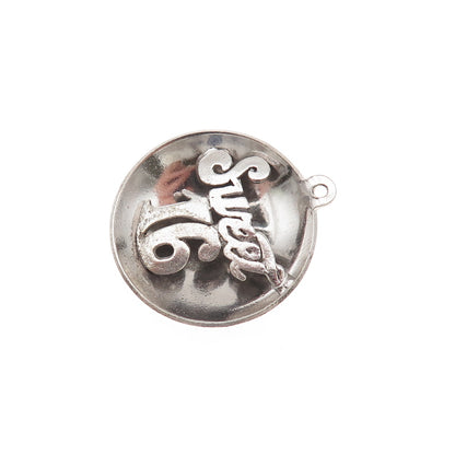 925 Sterling Silver Vintage Sweet 16 Charm Pendant