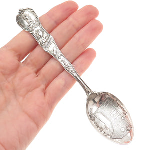 Mechanics 925 Sterling Antique Art Deco St. Paul's Church Norfolk VA Tea Spoon
