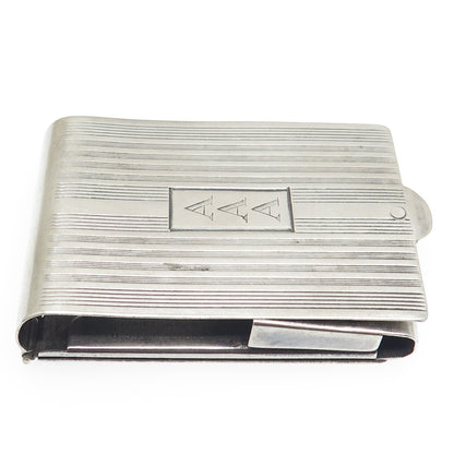 NAPIER 925 Sterling Silver Antique Engraved Vesta Match Case Holder PAT. 2285836