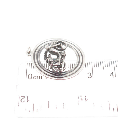 Payton Pepper & Sons 925 Sterling Silver Vintage 1969 Birmingham Bicycle Pendant
