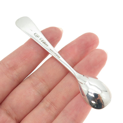 PETER GUILLE 925 Sterling Silver Vintage London 1952 Salt & Spices Spoon