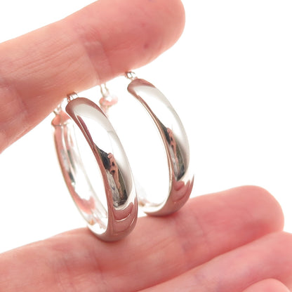 925 Sterling Silver Hoop Earrings