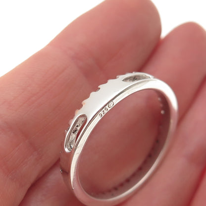 925 Sterling Silver Real Round-Cut Diamond Circle of Life Slide Charm Pendant