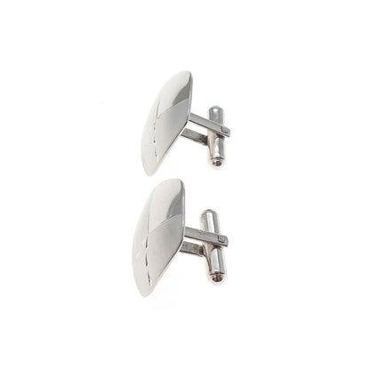 925 Sterling Silver Vintage Modernist Cufflinks