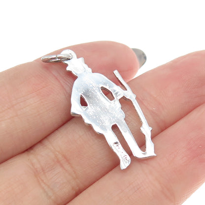 COLEMAN CO. 925 Sterling Silver Vintage Nelson Figure Charm Pendant