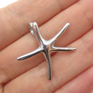 ANNIKA WITT 925 Sterling Silver Vintage Starfish Slide Charm Pendant