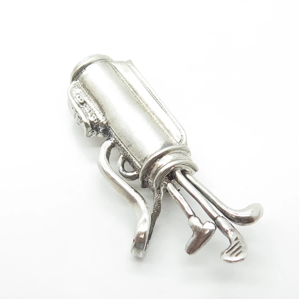 925 Sterling Silver Vintage Mexico Golf Club Pin Brooch