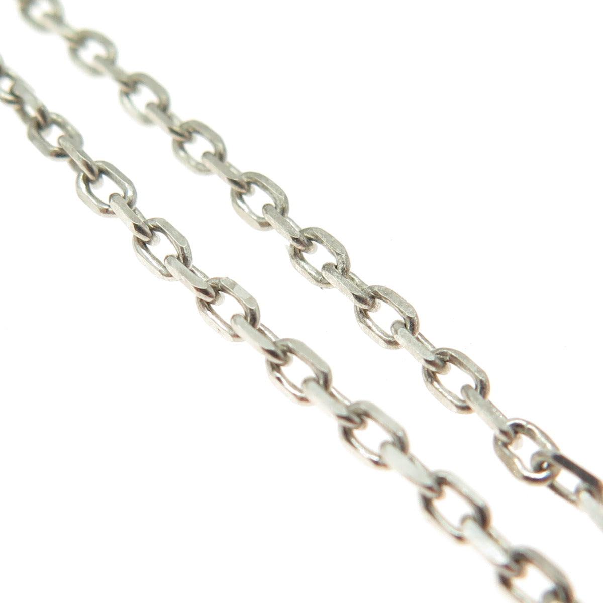 925 Sterling Silver Vintage Italy Cable Chain Necklace 20"