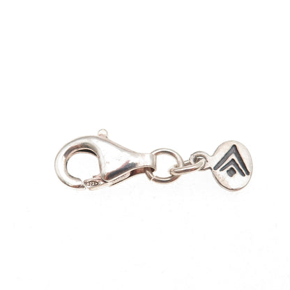 Silpada 925 Sterling Silver Vintage Bracelet / Necklace Lobster Lock Clasp