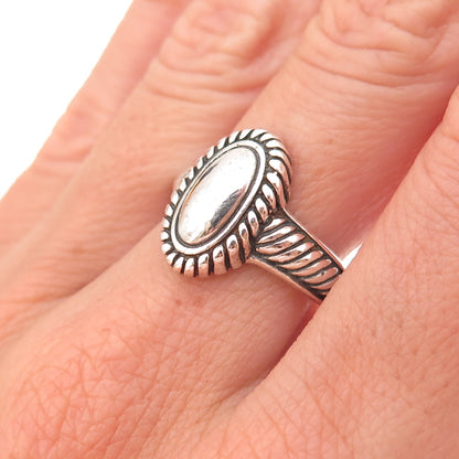 Brighton 925 Sterling Silver Vintage Oxidized Ring Size 7.75