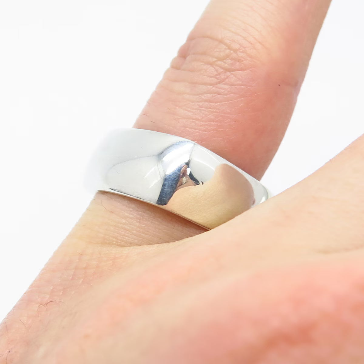 925 Sterling Silver Vintage J. Esposito Band Ring Size 6.25