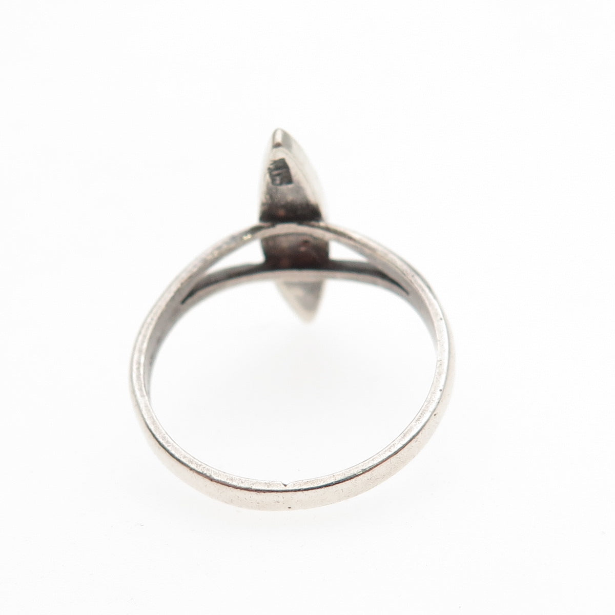 Old Pawn 925 Sterling Silver Vintage Southwestern Bisbee Turquoise Ring Size 6