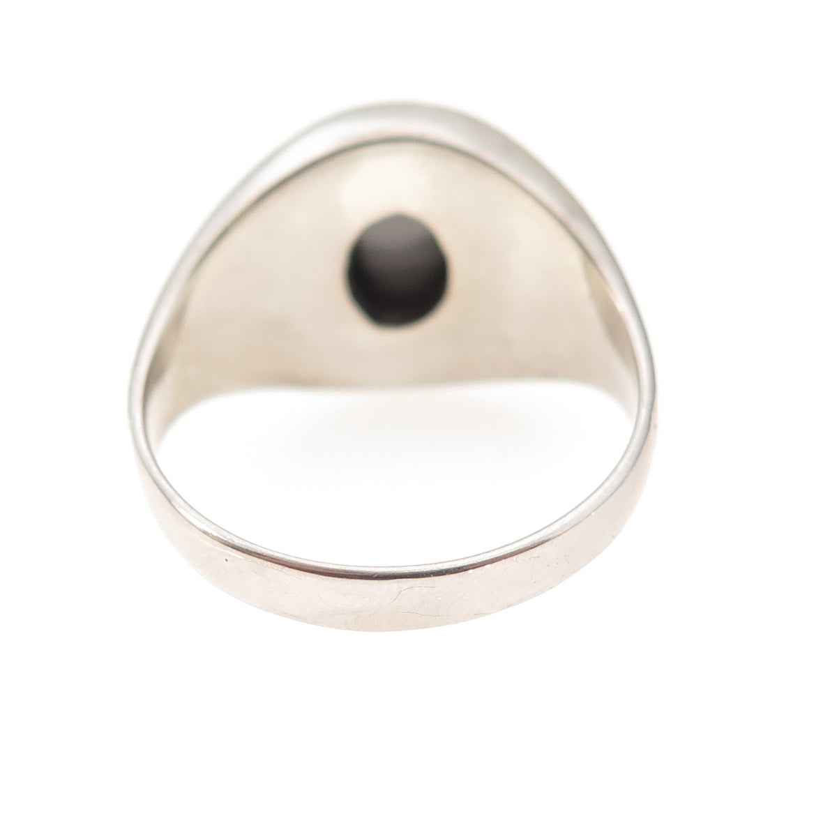 Dason 925 Sterling Silver Vintage Real Diamond & Cat's Eye Ring Size 10