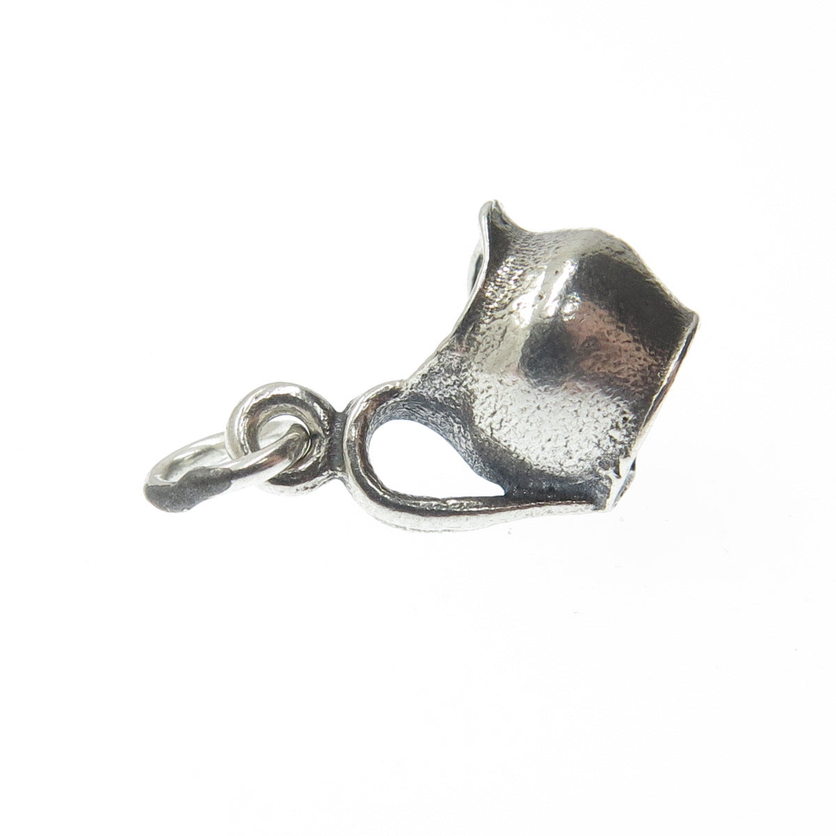 925 Sterling Silver Vintage Milk Pitcher 3D Charm Pendant