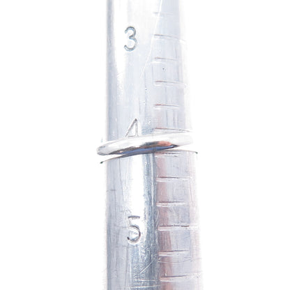 Old Pawn Sterling Silver Vintage Southwestern Turquoise Tribal Ring Size 4.25