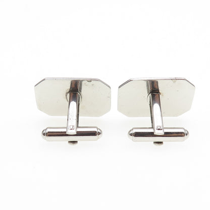 925 Sterling Silver Vintage Engraved Cufflinks