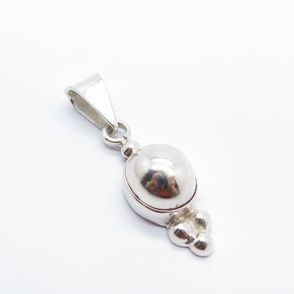 925 Sterling Silver Beaded Pendant