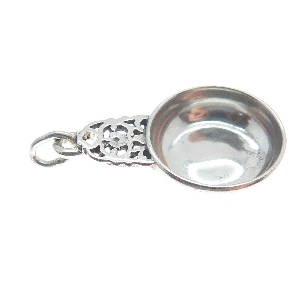 CINI 925 Sterling Silver Antique Art Deco Porringer Charm Pendant