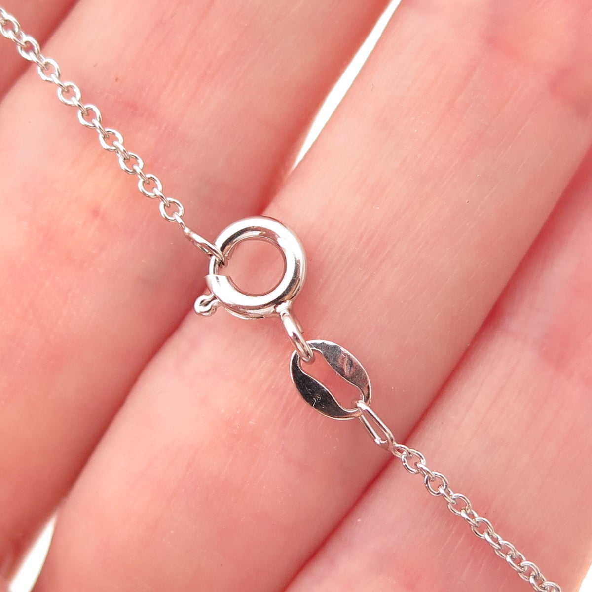 Chuck Clemency 925 Sterling Silver Real Tanzanite Cross Cable Chain Necklace 20"