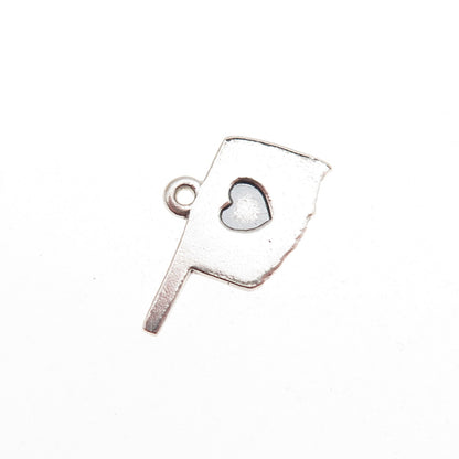 James Avery 925 Sterling Silver Vintage I Love Oklahoma Mini Charm Pendant