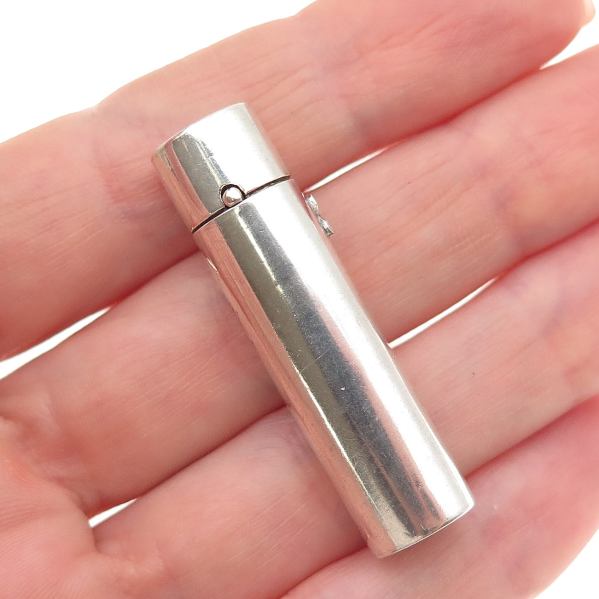 R. Blackinton & Co. 925 Sterling Silver Antique Art Deco Lipstick Case #9237