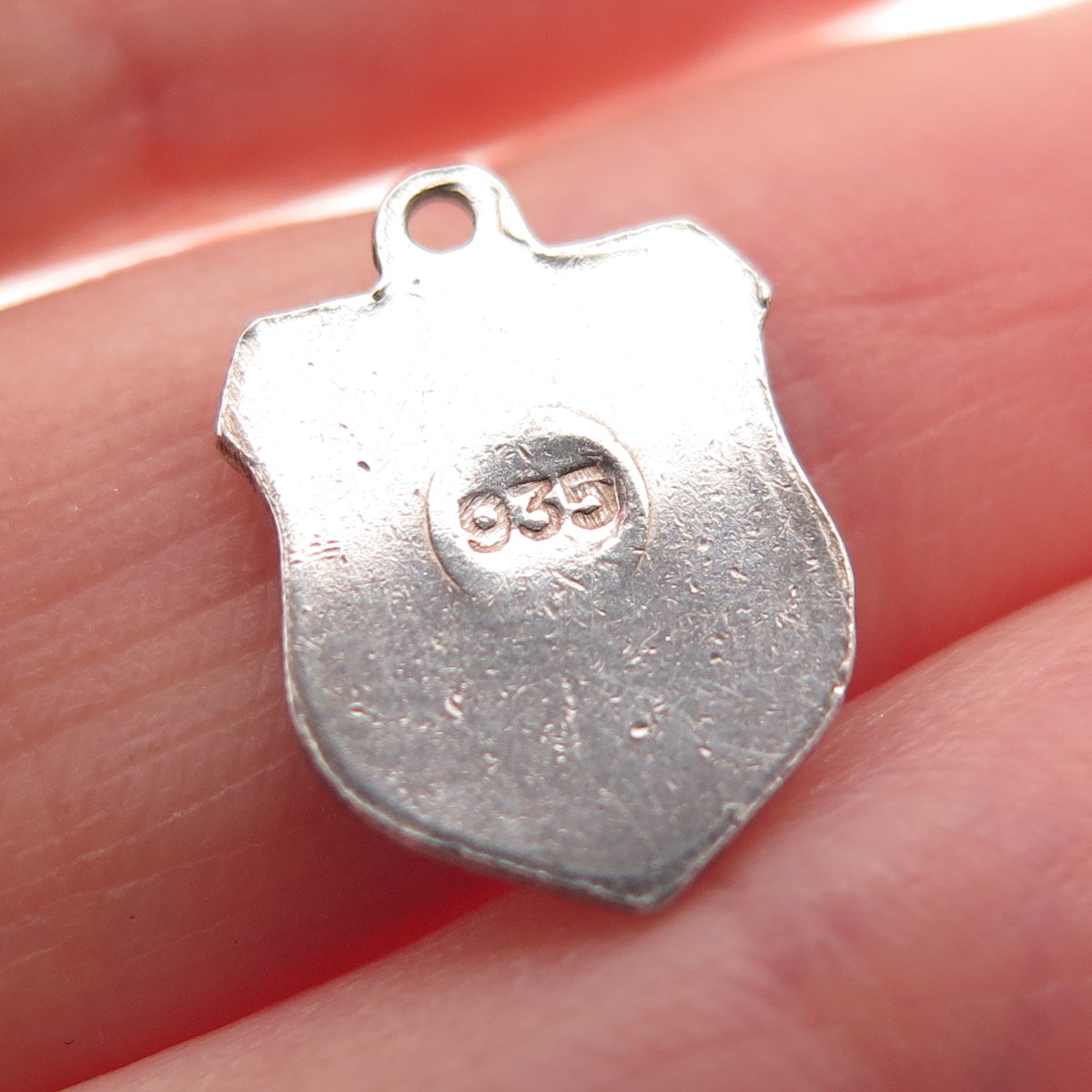 935 Silver Vintage Enamel Heidelberg Germany Mini Charm Pendant