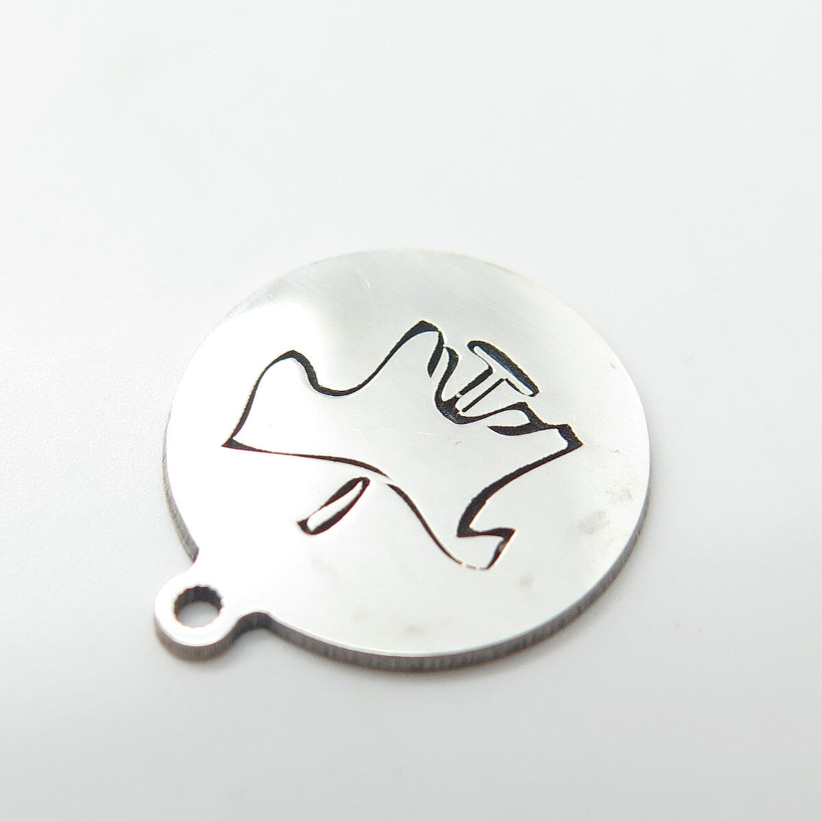 925 Sterling Silver USA Two In Town Horse Pendant
