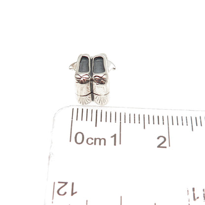 Chamilia 925 Sterling Silver Ballerina Shoes Slide Bead Charm