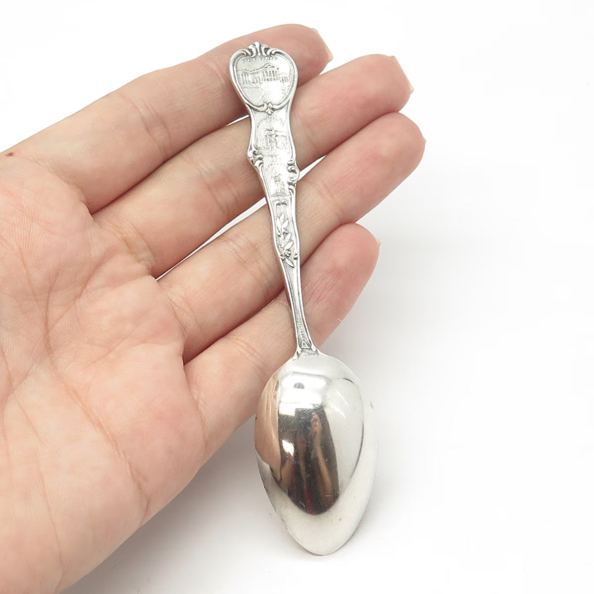 925 Sterling Silver Antique Art Deco Watson Virginia States & Cities Spoon