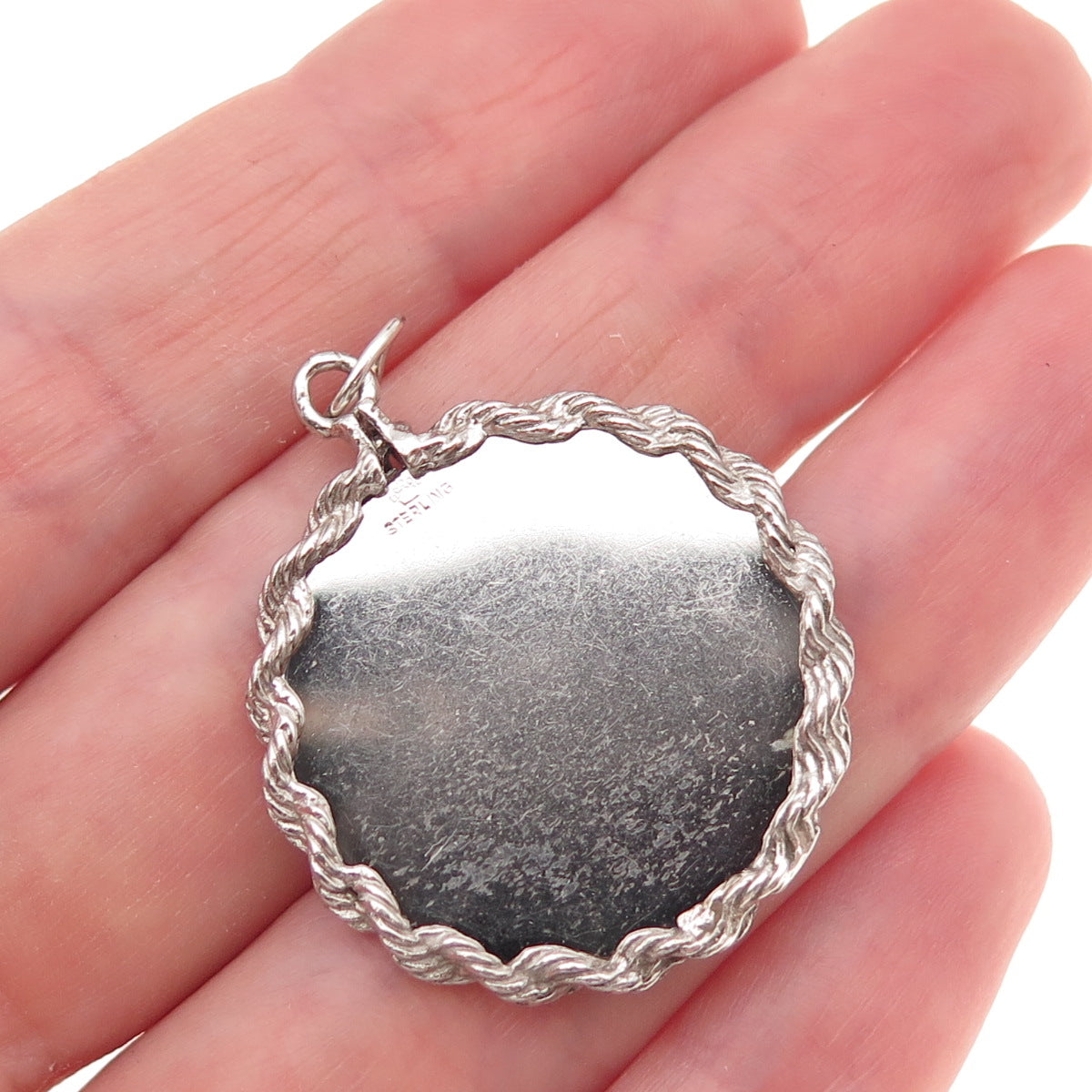 Crown 925 Sterling Silver Vintage Aries Zodiac Sign Charm Pendant