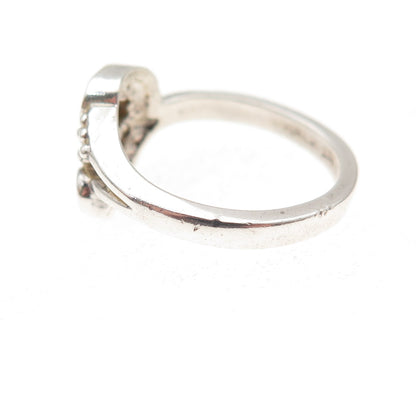 Wheeler Mfg 925 Sterling Silver 12K Gold Vintage Black Hills Ring Size 6.25