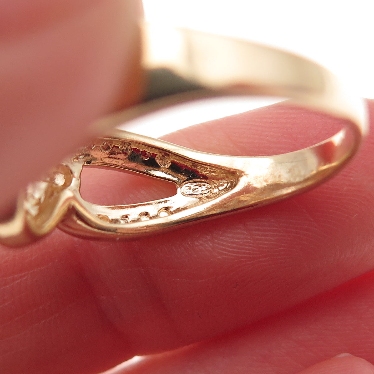 DEE BERKLE Sterling Silver 2-Tone Vintage Real Light Blue Topaz Ring Size 8.75