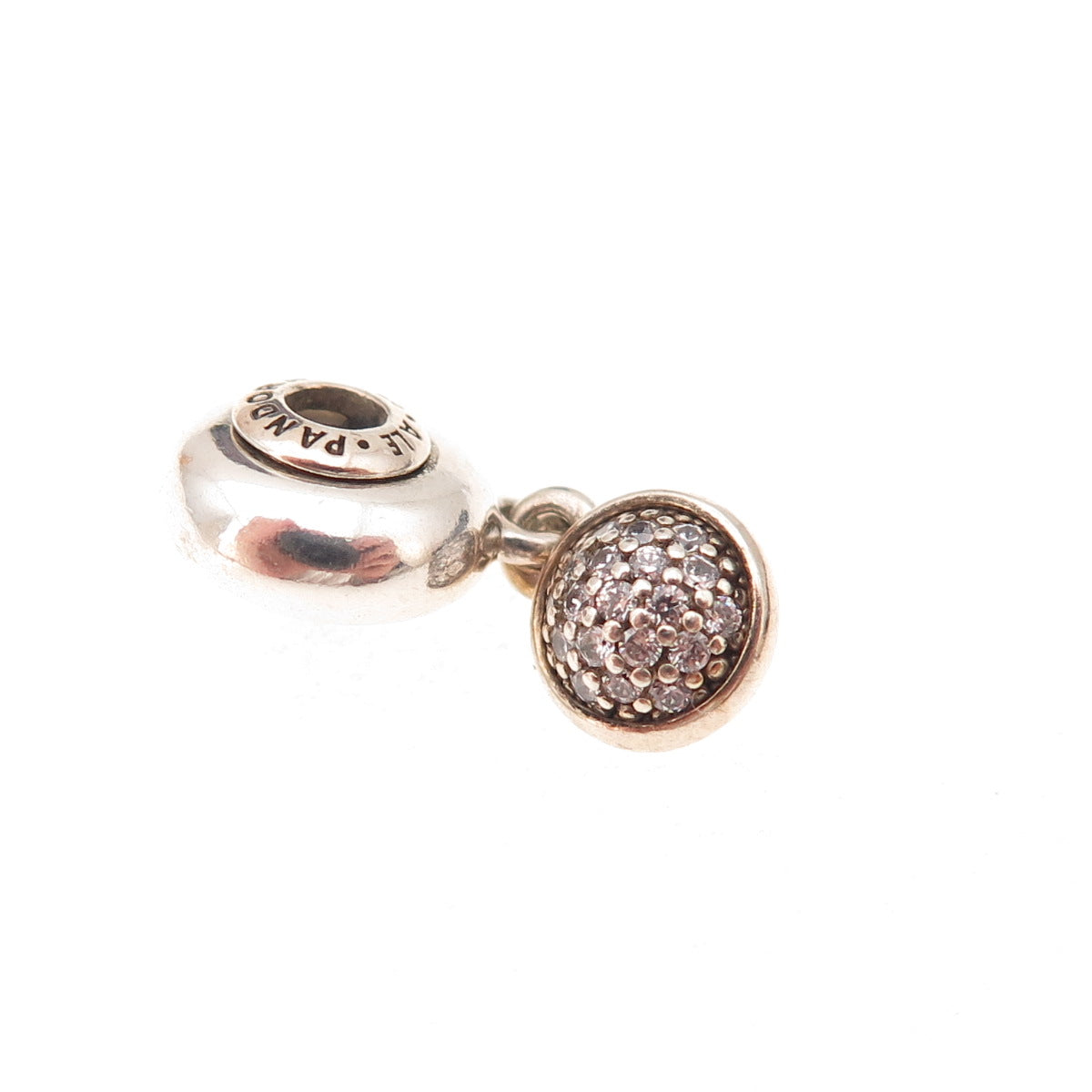 Pandora 925 Sterling Silver C Z Essence Hope Dangle Charm