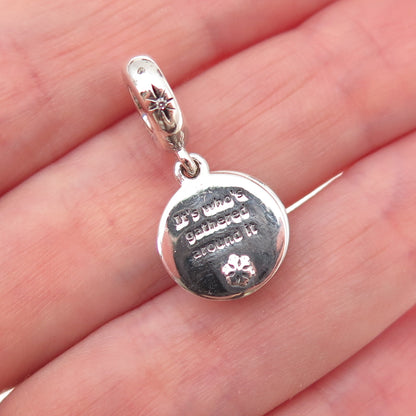 Pandora 925 Sterling Silver C Z Perfect Christmas Dangle Charm