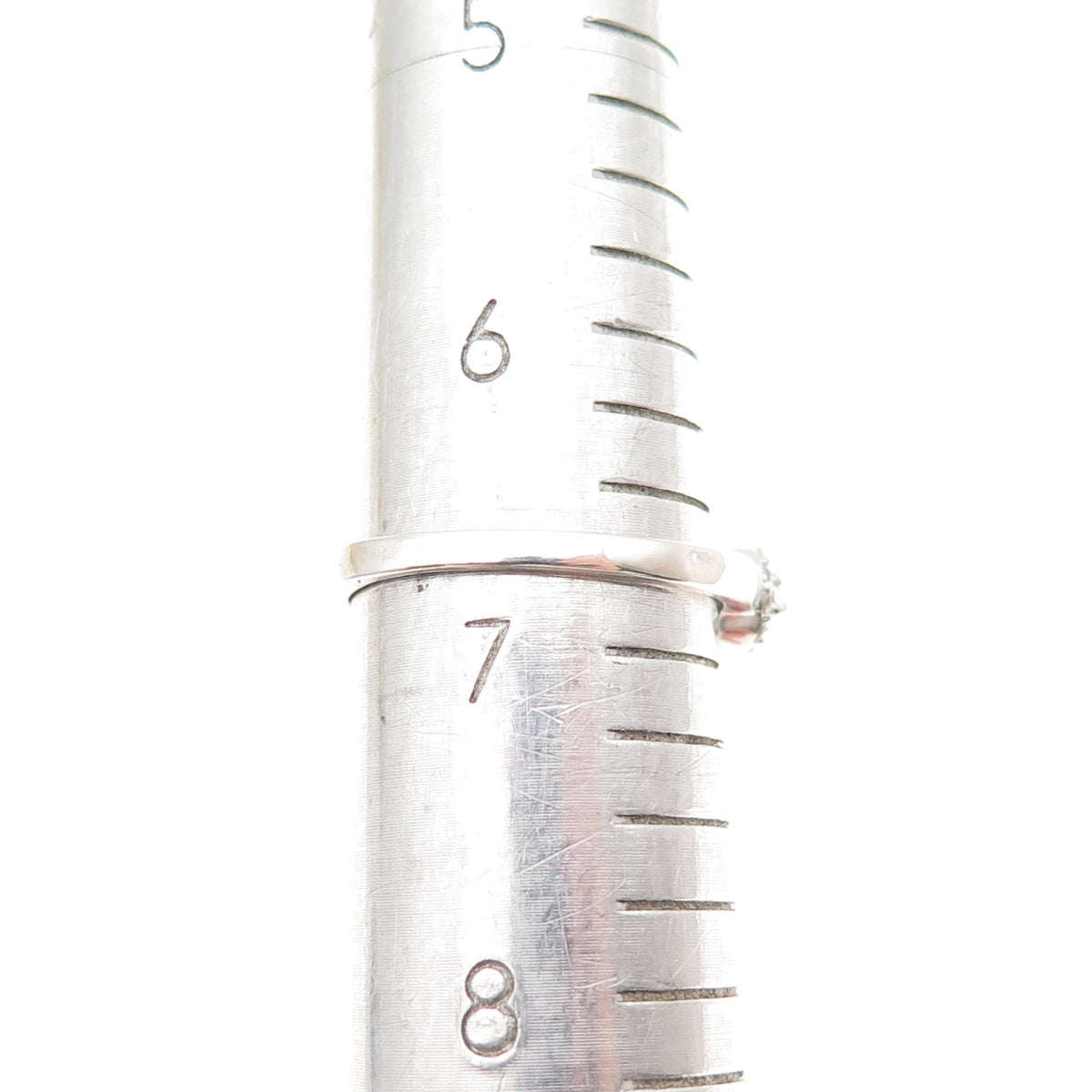 925 Sterling Silver Real Multi-Color Tourmaline & White Topaz Ring Size 6.75