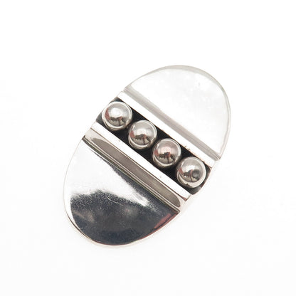 Kalevala Koru Heikki Kaksonen 916H Silver Vintage 1962 Finland Beaded Pin Brooch