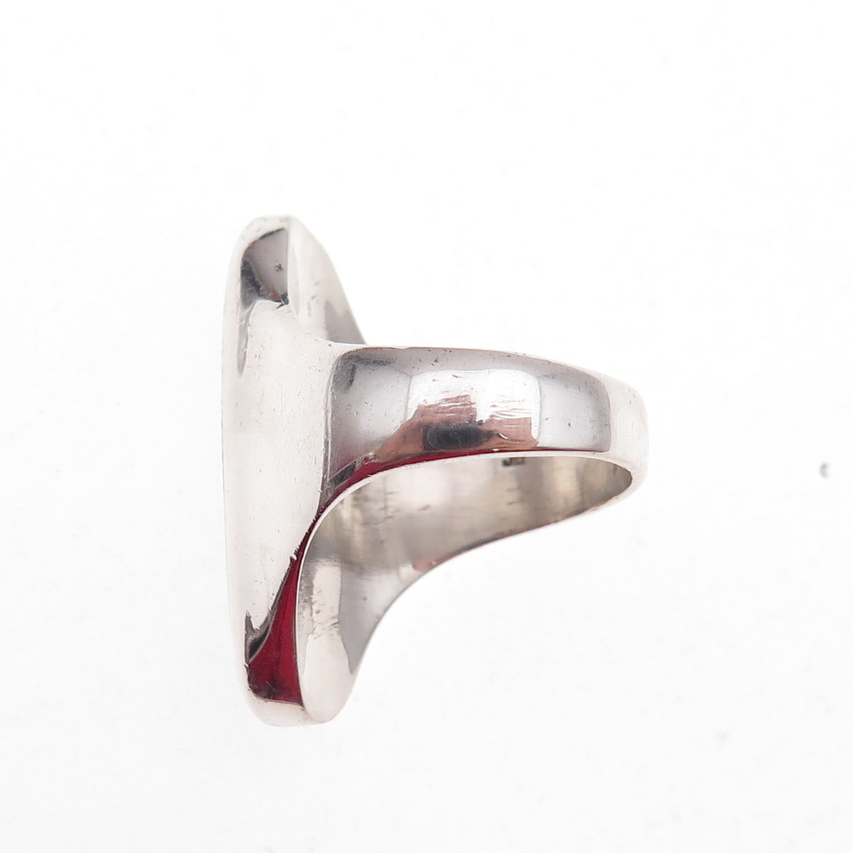 Joseph Cleary 925 Sterling Silver Vintage Real Abalone Shell Ring Size 6.5