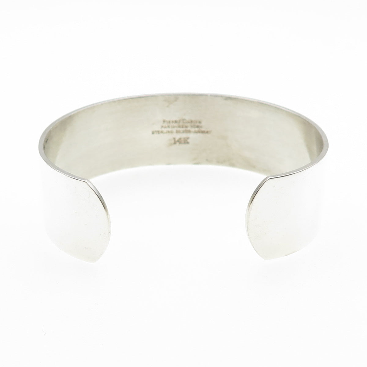 PIERRE CARDIN 14K Gold & 925 Sterling Vintage Seashell Adjustable Bracelet 6.75"