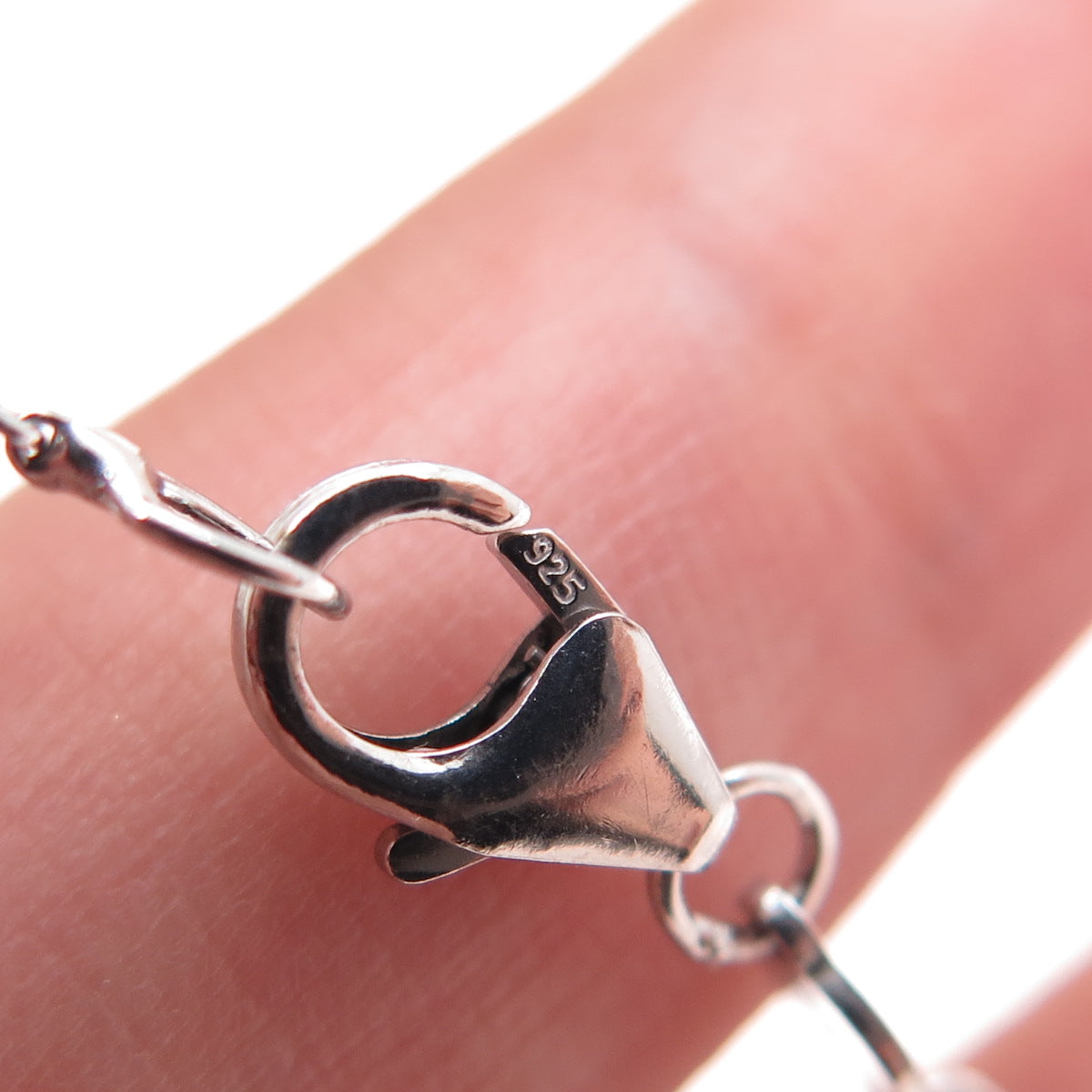 SYLVIA TOLEDANO Sterling Silver 2-Tone C Z North Star Cable Chain Necklace 18"