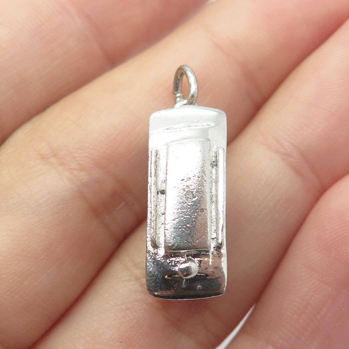 925 Sterling Silver Vintage San Francisco Bus Pendant