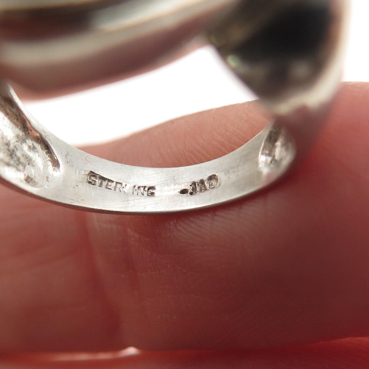 JAD Gioia Clavenzani & Ivano Ghinelli Sterling Silver Vintage C Z Ring Size 5.25