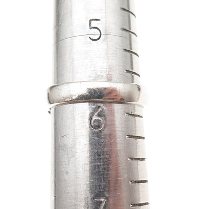 925 Sterling Silver Vintage Love Oxidized Ring Size 6