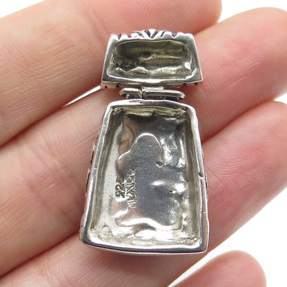 925 Sterling Silver Vintage Mexico Ethnic Pendant