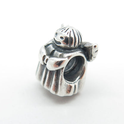 PANDORA 925 Sterling Silver Christmas Angel Bead Charm