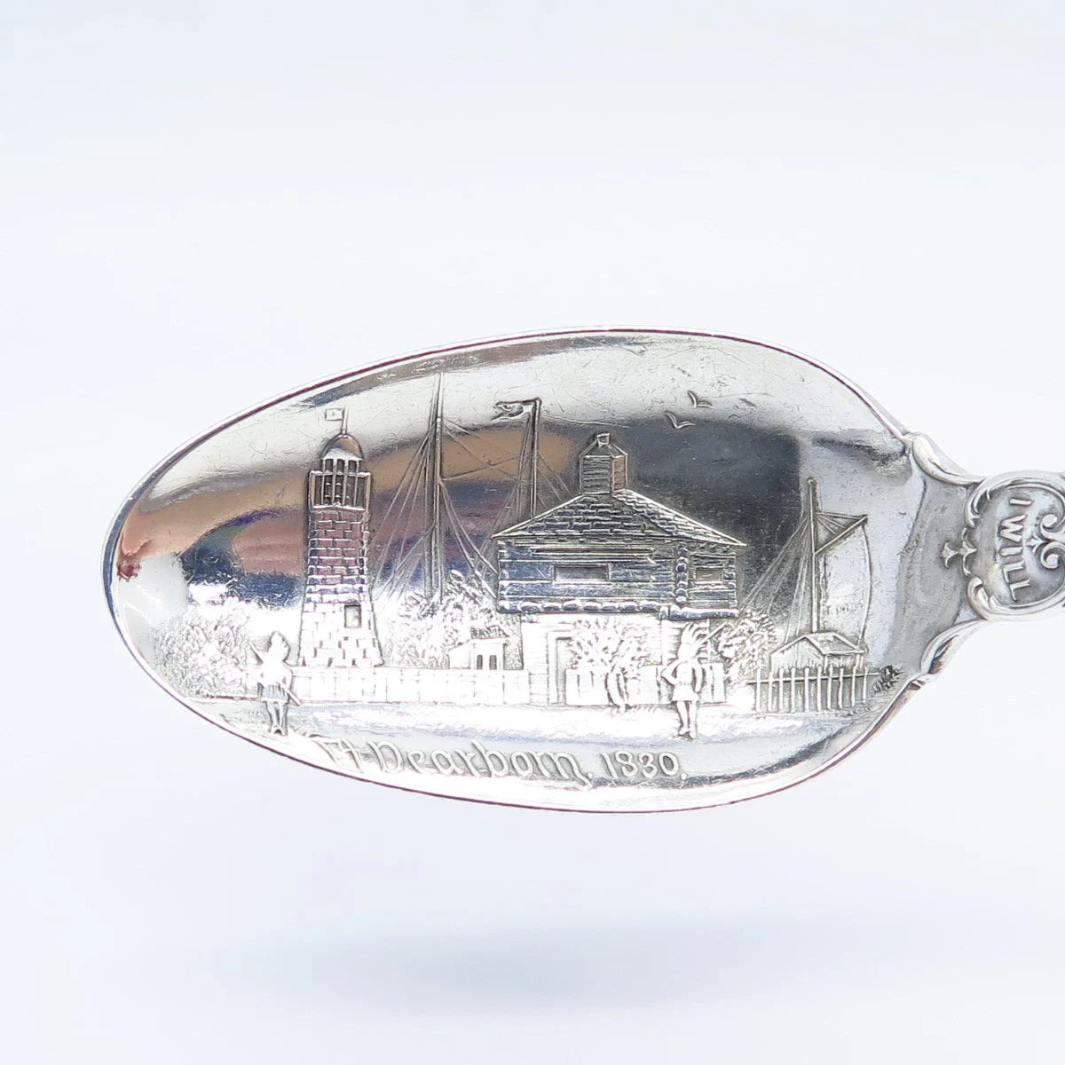 925 Sterling Silver Vintage R. Wallace & Sons Mfg. Co "Chicago" Spoon