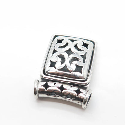 925 Sterling Silver Vintage ATI Celtic Style Slide Pendant