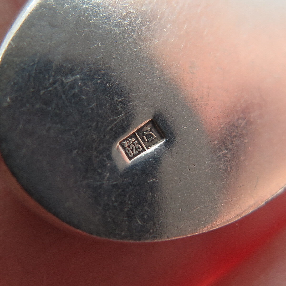 925 Sterling Silver Vintage Egypt Arabic Characters Slide Pendant