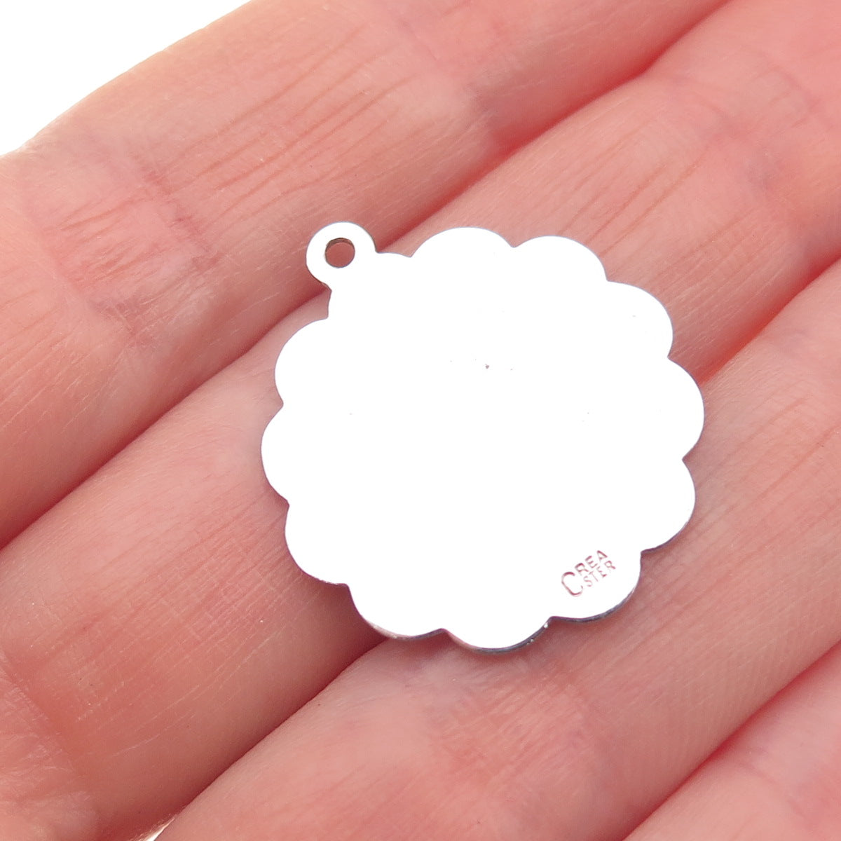 CREA 925 Sterling Silver Vintage Sagittarius Zodiac Sign Charm Pendant