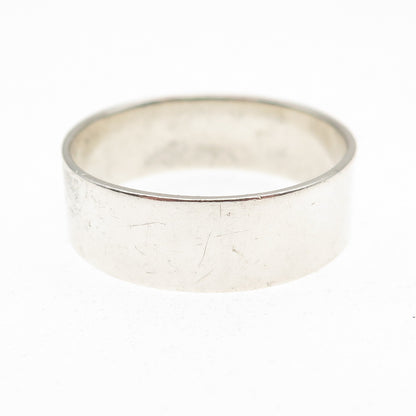 925 Sterling Silver Vintage Band Ring Size 11